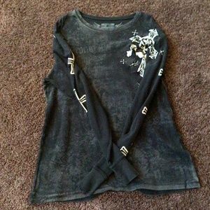 Skull gothic type long sleeved shirt…